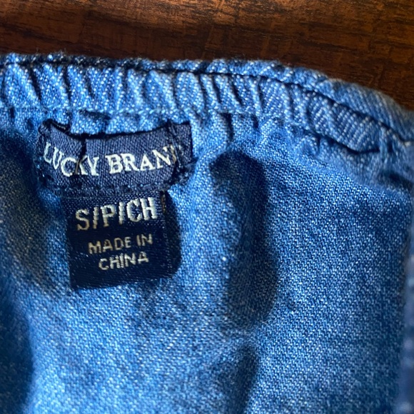Lucky brand blue romper size small - Picture 2 of 3